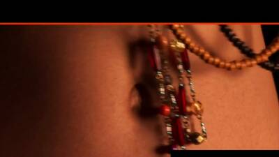 Busty ebony babe reveals her black pussy - icpvid.com