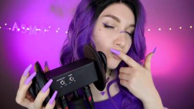 Kitty Klaw Asmr - Purple - Licking & Mouth Sounds - hclips.com