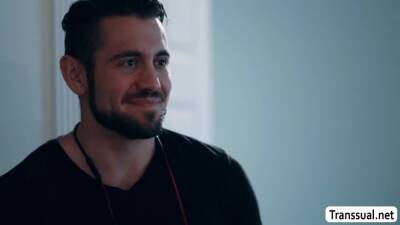 Sad stepbro barebacks his TS stepsister - fetishpapa.com