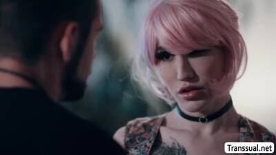 Sad stepbro barebacks his TS stepsister - fetishpapa.com