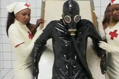 Guy With Only His Tool Exposed Gets Fucked By Four Nurses - upornia.com - Usa