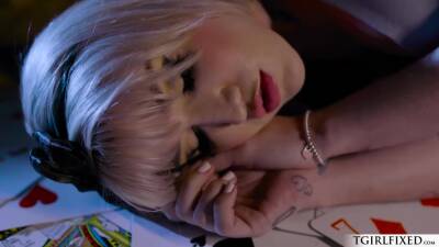 Big tits ts Lena Moon fucks April O Neil - fetishpapa.com