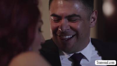 Latina Tgirl barebacks her fat dude date - fetishpapa.com