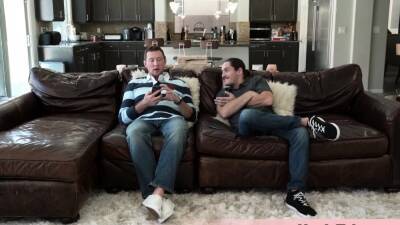 Pierce Paris - Big cocked perv dude Pierce Paris dominating his mate - icpvid.com