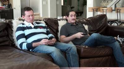 Pierce Paris - Big cocked perv dude Pierce Paris dominating his mate - icpvid.com