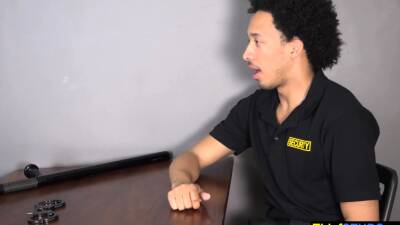 BBC LP officer using his baton to interrogate his partner - icpvid.com