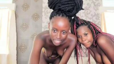 Two African girls masturbating - icpvid.com