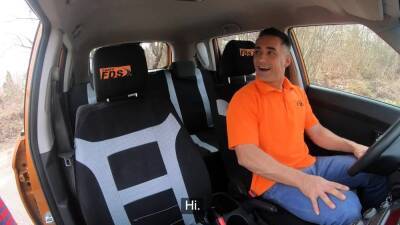 FakeDrivingSchool Blonde Chrystal Sinn Likes To Ride - nvdvid.com