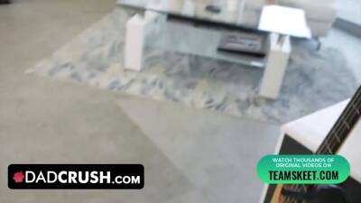 Naughty Teen Vixens Team Up And Bang Their Horny Step Father When Their Stepmom Is Away - sexu.com