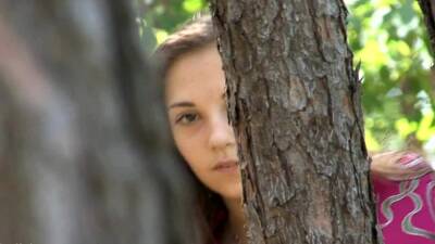 Naked and horny in the woods - nvdvid.com