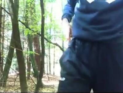 Huge Cock Public Cum in Forest - nvdvid.com