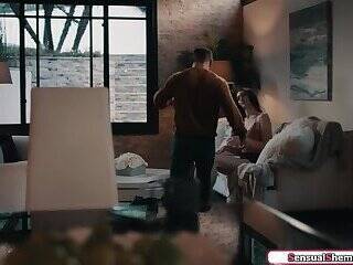 Busty trans Tori Easton bareback stepdad - fetishpapa.com