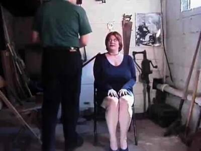 Bondage, BBW, Slave, tits, submission, natural, fat, - nvdvid.com