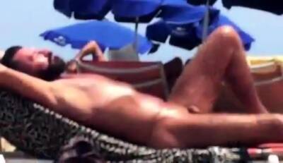 Str8 spy daddy bear at the beach - icpvid.com