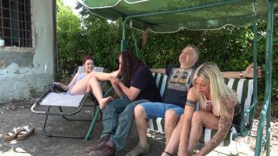 Lesbian Games Redhead Smells Bare Feet Of The Blonde Milf Susanna Bella - hclips.com