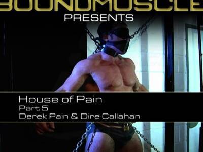 Sexy stud Derek bound, blindfolded and flogged - nvdvid.com