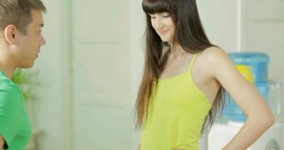 Nude barely legal brunette diva Mirabella does something - nvdvid.com