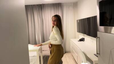 My roommate in black stockings gets my dick - nvdvid.com