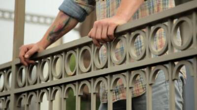 Athletic tattoo newbie solo masturbates - nvdvid.com