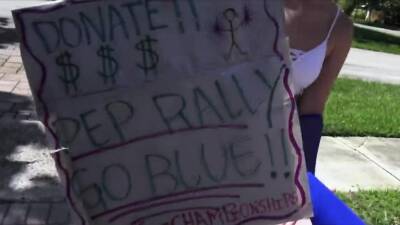 Fucking blonde money raising cutie in the backyard - nvdvid.com