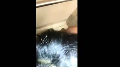 DRINKIN CUM IN CLUB BATHROOM - nvdvid.com