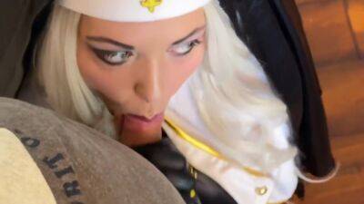 covered in cum - Cinnamon Anarchy In Sister Anarchy Submits And Gets Face Fucked Till She Is Covered In Cum - upornia.com