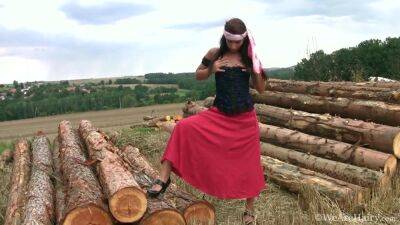 Promesita - Logs Red Skirt Masturbation - upornia.com