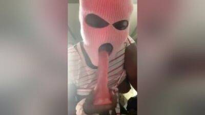 Scope Still Wild Af Pink Ski Mask Thot W/ Pink Dildo - hclips.com