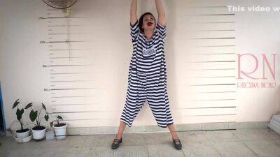 Photographing In Prison. The Detained Lady Is A Prisoner Of The Prison. She Is Made To Undress On Ca - upornia.com