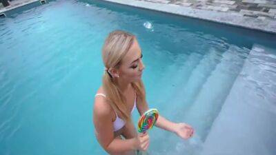 Petite Blonde Sucking Cock Like A With Lolli Pop - upornia.com