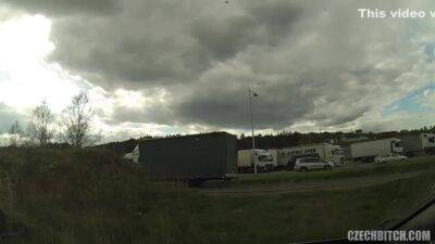 Brunette Rides On Taxi - upornia.com