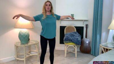 Stepson Helps Stepmom Make An Exercise Video - upornia.com - Usa