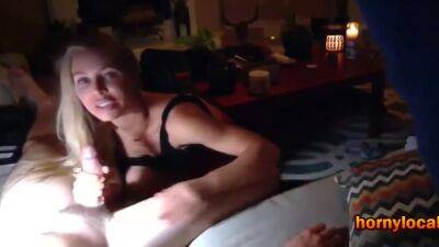 Amazing Blonde Sucking And Fucking - upornia.com