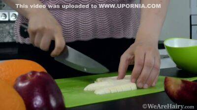 Marsela - Yellow Banana Purple Top - upornia.com