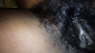 Ebony with hairy pussy and long pussy lips - drtuber.com