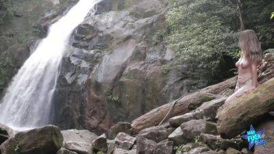 Mike And His Friend Fucking A Naughty Skinny Girl In The Woods! Flavias Debut! Trailer - hclips.com