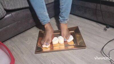 Feet Food Crush - Getting My Feet Messy With Food - hclips.com