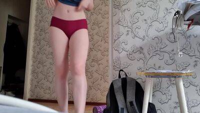 A Girl With A Beautiful Body Is Sexy And Slowly Undresses. 4k Video - hclips.com