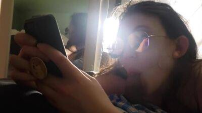 Ordering Food: Intermission From The Full Clip Mirror Playtime - Slurping His Precum As An Appetizer - hclips.com