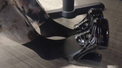 Girlfriend Heels Stockings Shoeplay 4 - hclips.com