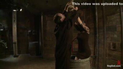 Fuck Over A Barrel In A Barrel For Maggie! - upornia.com