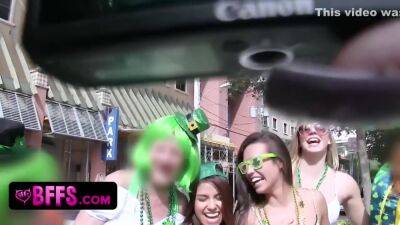 Partying Girls Gets Laid During St Pattys Day - upornia.com