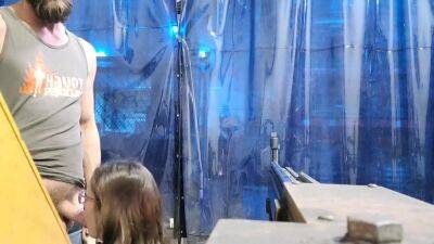 Hide!! Someones Coming! Almost Caught Fucking The Boss At Work - hclips.com