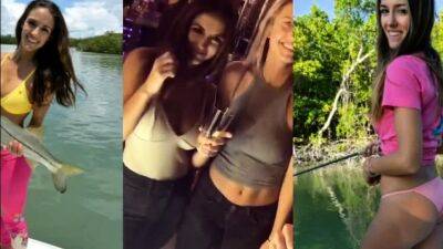 Fishing Girl - Gorgeous Brunette Gets Fucks By Crew - drtuber.com