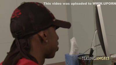 Brunette Doctor Wants To Taste His Big Black Dick - upornia.com