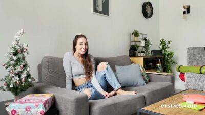 Ana Plays With Her New Dildo - hclips.com