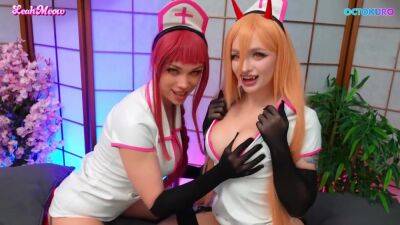 Leah Meow - Leah Meow - Horny Nurses Makima And Power - hclips.com