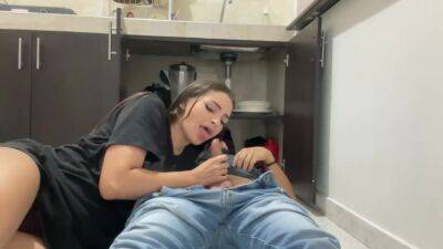 Beautiful White Girl Fucks The Plumber Just Fur Fun - hclips.com