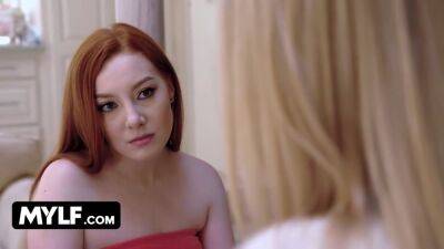 Cute Redhead Sexy Babe And Beautiful Blonde Busty Milf Gets Their Hairy Pussy Fucked By Neighbor By The Pool - upornia.com