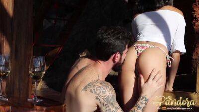 Fucking Hard A Perfect Brunette Teen In A Bikini - upornia.com - Brazil